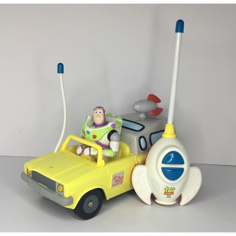 Vintage Toy Story 2 Buzz Lightyear Remote Control Car Pizza Planet